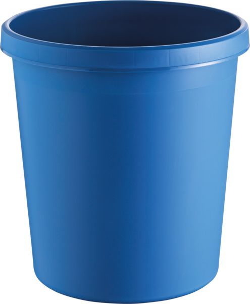 Produktbild: Helit the german H6105834 Papierkorb 18 l (&Oslash; x H) 315 mm x 335 mm Polypropylen Blau 1 St.