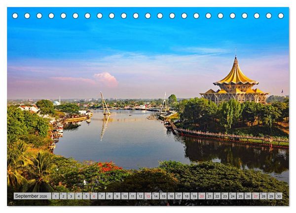 Produktbild: Malaysia-Impressionen (Tischkalender 2026 DIN A5 quer), CALVENDO Monatskalender
