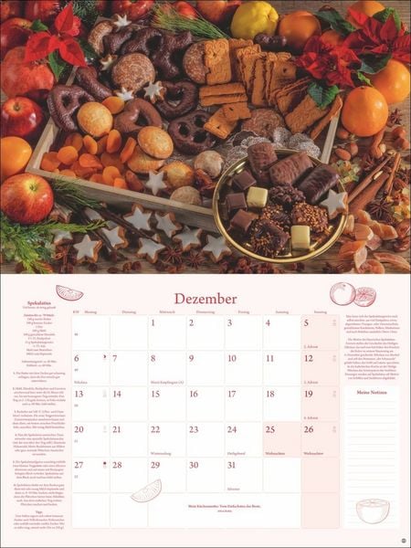 Produktbild: K&uuml;chenkalender Broschur XL 2027