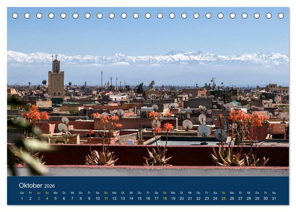 Produktbild: Marokko Traumlandschaften (Tischkalender 2026 DIN A5 quer), CALVENDO Monatskalender