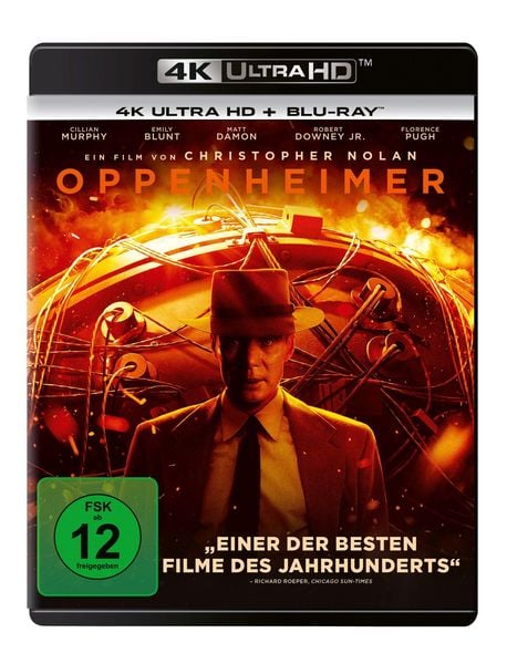 Oppenheimer (4K Ultra HD) (+ Blu-ray) ( + Bonus-Blu-ray)