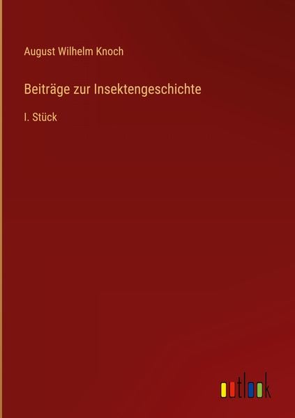 Produktbild: Beitr&auml;ge zur Insektengeschichte