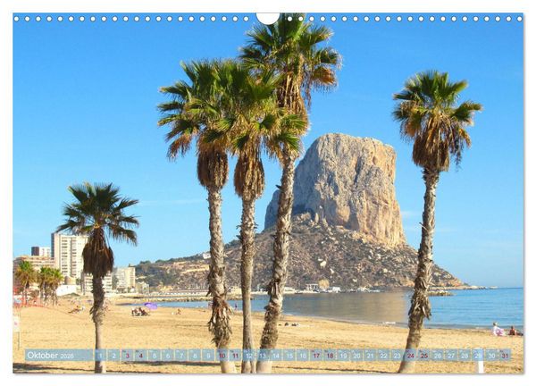 Produktbild: Alicante - Benidorm - Calp (Wandkalender 2026 DIN A3 quer), CALVENDO Monatskalender