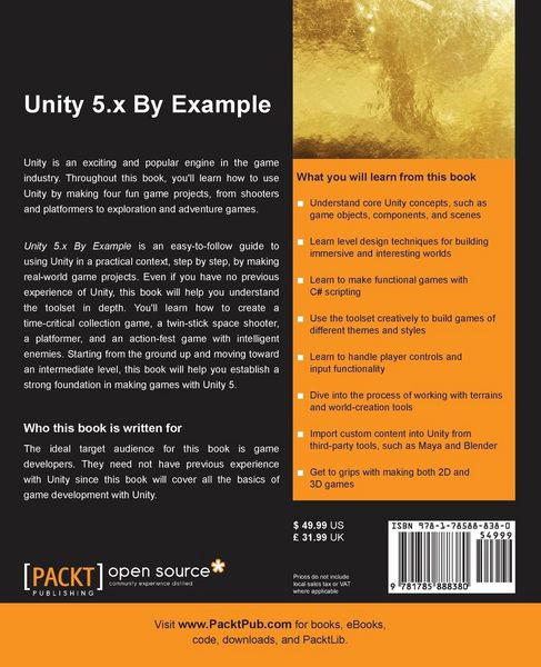 Produktbild: Unity 5.x By Example