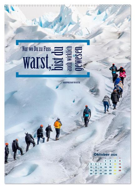 Produktbild: Verr&uuml;ckt nach REISEN Fernweh - Travel - Spr&uuml;che (Wandkalender 2026 DIN A2 hoch), CALVENDO Monatskalender