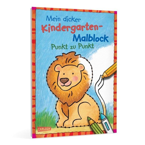 Produktbild: Mein dicker Kindergarten-Malblock: Punkt zu Punkt