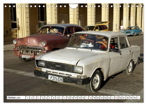 Produktbild: MOSKWITSCH - Auto-Legende der UdSSR (Wandkalender 2026 DIN A4 quer), CALVENDO Monatskalender
