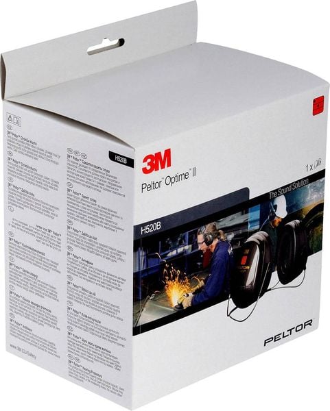 Produktbild: 3M Peltor Optime II H520B Kapselgeh&ouml;rschutz 31 dB EN 352-1, EN 352-3:2002 1St.