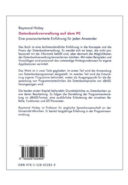 Produktbild: Datenbankverwaltung auf dem PC