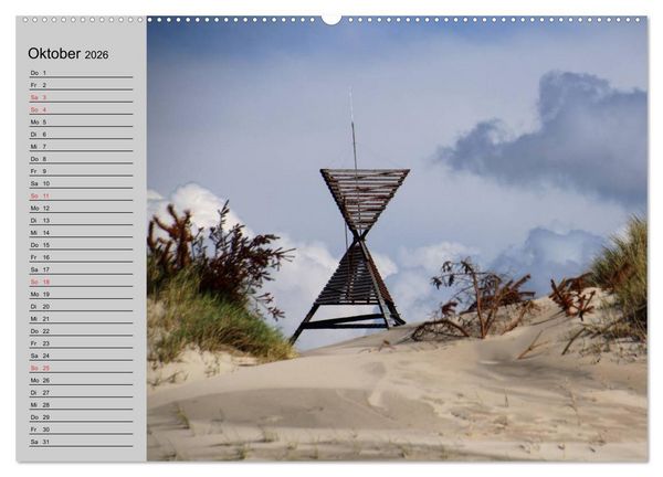 Produktbild: D&auml;nemark - Umgebung von Hvide Sande (hochwertiger Premium Wandkalender 2026 DIN A2 quer), Kunstdruck in Hochglanz