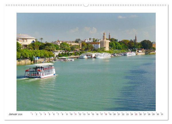 Produktbild: Sevilla Eine Stadt zum Tr&auml;umen (Wandkalender 2026 DIN A2 quer), CALVENDO Monatskalender