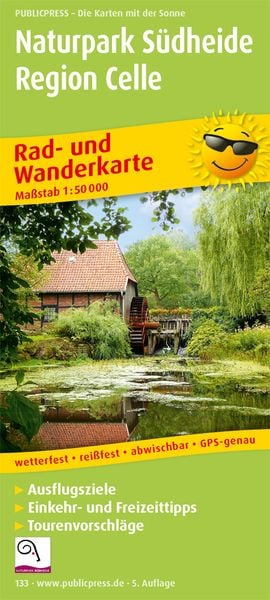 Produktbild: Naturpark Südheide - Region Celle 1:50 000