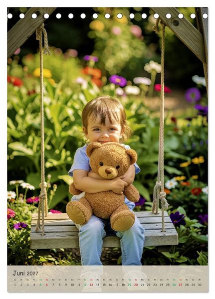 Produktbild: Mein liebster Teddy (Tischkalender 2027 DIN A5 hoch), CALVENDO Monatskalender