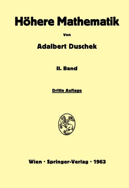 Produktbild: Vorlesungen über höhere Mathematik