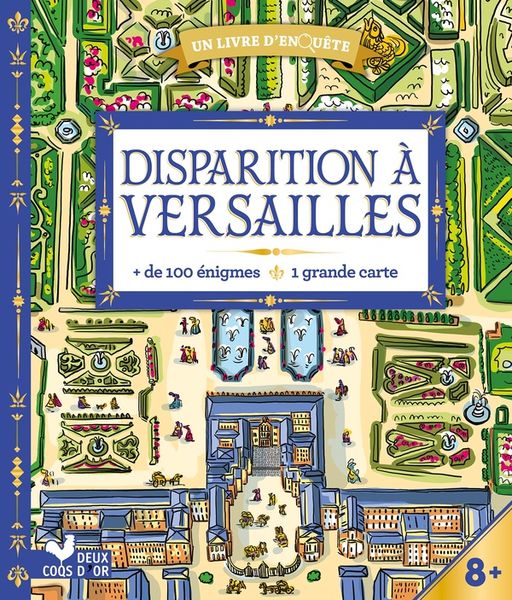 Produktbild: Disparition &agrave; Versailles : + de 100 &eacute;nigmes, 1 grande carte