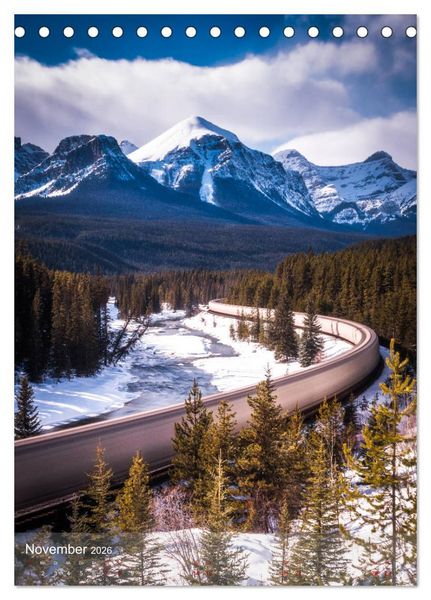 Produktbild: Die kanadischen Rockies (Tischkalender 2026 DIN A5 hoch), CALVENDO Monatskalender
