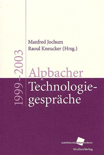 Produktbild: Alpbacher Technologiegespr&auml;che 1999 - 2003