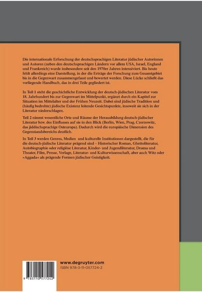 Produktbild: Handbuch der deutsch-j&uuml;dischen Literatur