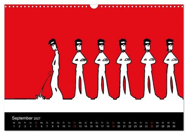Produktbild: Humorvolle PopArt - Kunstkalender von Claudia Elsner (Wandkalender 2027 DIN A3 quer), CALVENDO Monatskalender