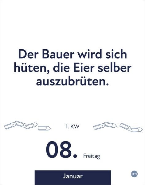 Produktbild: Die besten Spr&uuml;che f&uuml;r lange B&uuml;rotage Tagesabrei&szlig;kalender 2027