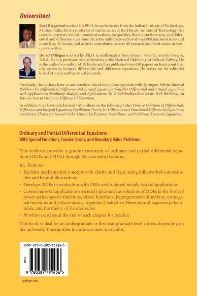 Produktbild: Ordinary and Partial Differential Equations