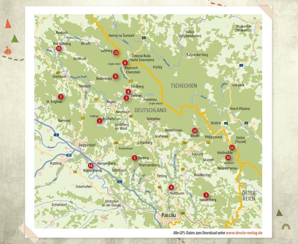 Produktbild: Bayerischer Wald. Radeln f&uuml;r die Seele