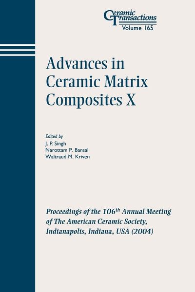Produktbild: Advances in Ceramic Matrix Composites X
