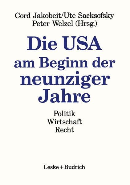 Produktbild: Die USA am Beginn der neunziger Jahre