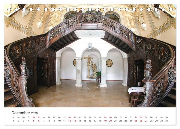 Produktbild: Abtei Marienstatt (Tischkalender 2026 DIN A5 quer), CALVENDO Monatskalender