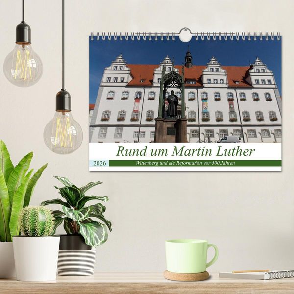 Produktbild: Rund um Martin Luther (Wandkalender 2026 DIN A4 quer), CALVENDO Monatskalender