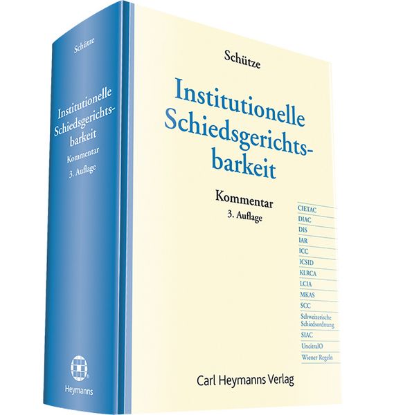 Produktbild: Institutionelle Schiedsgerichtsbarkeit