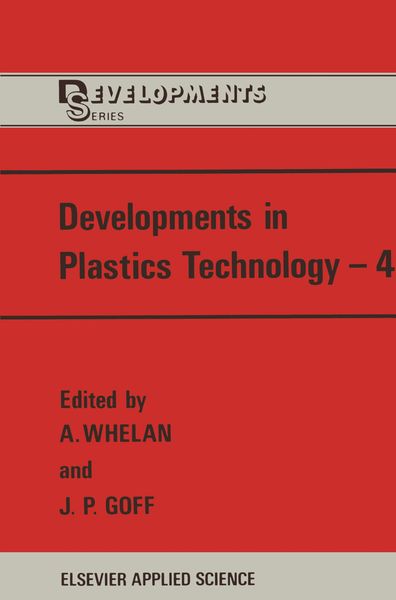 Produktbild: Developments in Plastics Technology&mdash;4