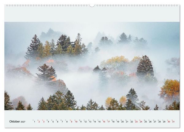 Produktbild: Fogscapes - magische Nebellandschaften (Wandkalender 2027 DIN A2 quer), CALVENDO Monatskalender