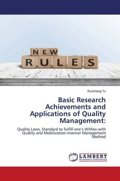 Produktbild: Basic Research Achievements and Applications of Quality Management: