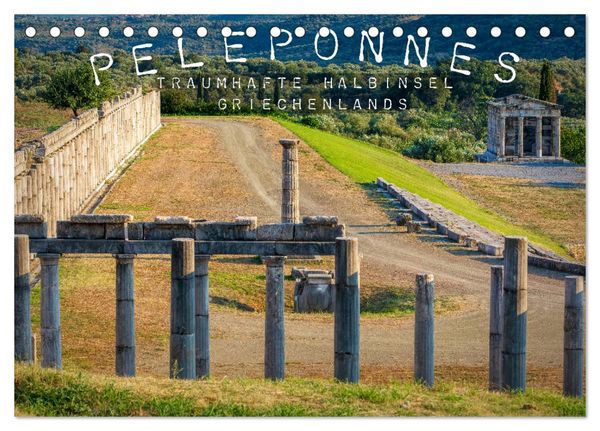 Produktbild: Peleponnes, traumhafte Halbinsel Griechenlands (Tischkalender 2026 DIN A5 quer), CALVENDO Monatskalender