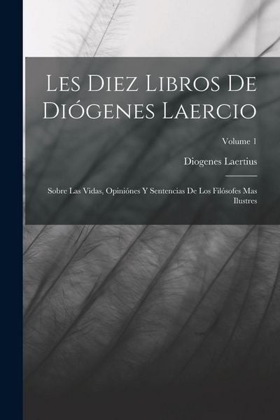 Produktbild: Les Diez Libros De Di&oacute;genes Laercio