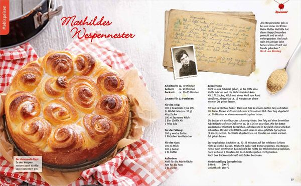 Produktbild: K&ouml;stliches aus Hefeteig. Sch&auml;tze aus Omas Backbuch. 86 fast vergessene Backrezepte