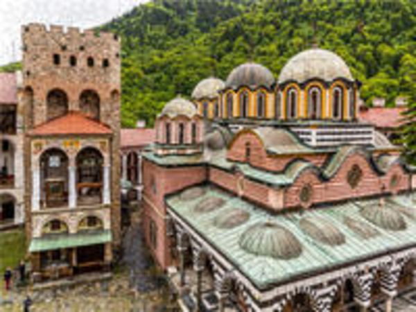 CALVENDO Puzzle Der Chreljo-Verteidigungsturm aus dem Jahr 1334 ist das älteste Gebäude | 1000 Teile Lege-Größe 64x48cm Foto-Puzzle für glückliche Stunden