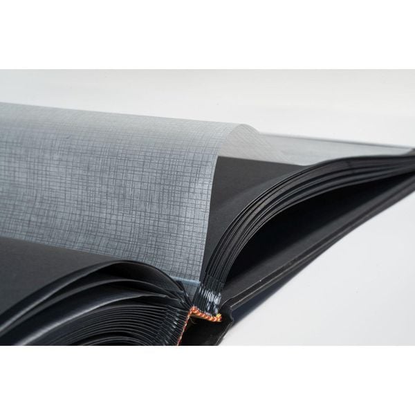 Produktbild: Fotoalbum MILANO 29x32 cm, 60 schwarze Seiten
