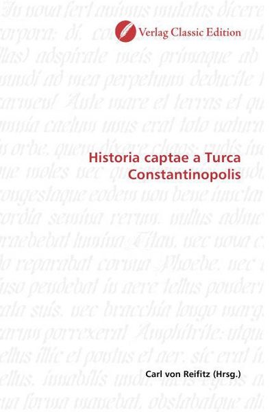 Produktbild: Historia captae a Turca Constantinopolis