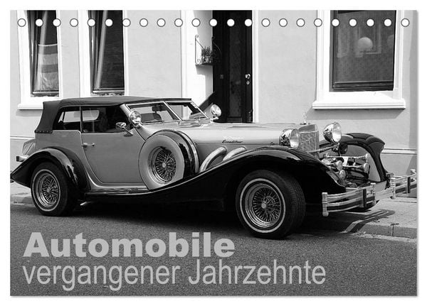 Produktbild: Automobile vergangener Jahrzehnte (Tischkalender 2026 DIN A5 quer), CALVENDO Monatskalender