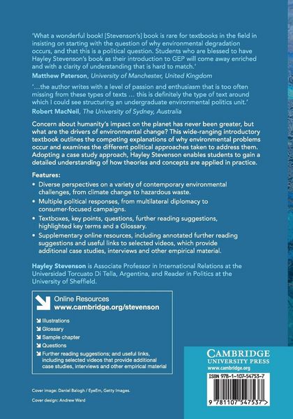 Produktbild: Global Environmental Politics