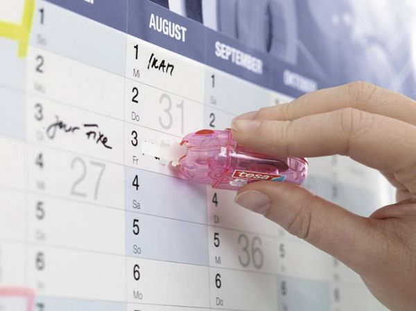 Produktbild: TESA&reg; Korrekturroller ecoLogo&reg; Mini, 5 mm x 6 m farbig sortiert, blau, pink, gr&uuml;n, gelb
