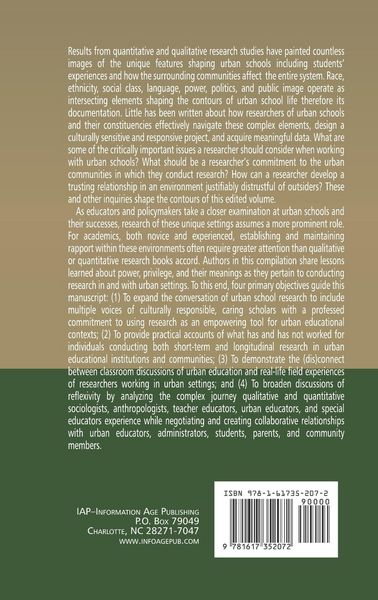 Produktbild: Research in Urban Educational Settings