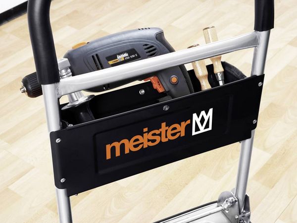 Produktbild: Meister Werkzeuge 8985620 Plattformwagen klappbar, mit Ablagefach Stahl Traglast (max.): 150 kg