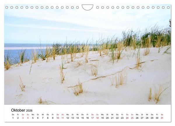 Produktbild: Langeoog - Sommer, Sonne, Strand (Wandkalender 2026 DIN A4 quer), CALVENDO Monatskalender