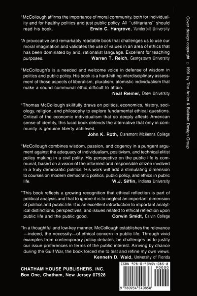 Produktbild: The Moral Imagination and Public Life