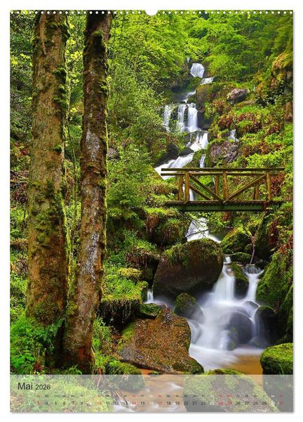 Produktbild: Alles im Fluss - Schwarzwaldwasser (Wandkalender 2026 DIN A2 hoch), CALVENDO Monatskalender