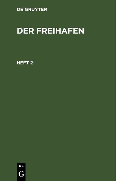 Produktbild: Der Freihafen. Heft 2