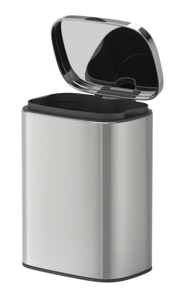 Produktbild: Wand-Kosmetikeimer Mod. Sare Gl&auml;nzend 5 L, Easy Close Absenkautomatik